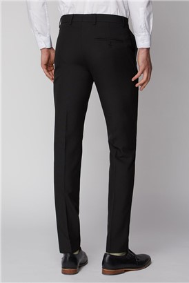  Black Stretch Skinny Fit Suit Trouser