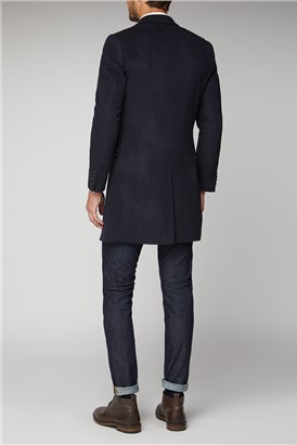  Warm Navy Structure Overcoat