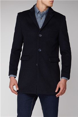  Navy Overcoat