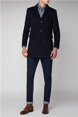  Navy Overcoat