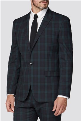 Blackwatch Tartan Tailored Fit Suit Jacket