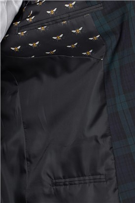 Blackwatch Tartan Tailored Fit Suit Jacket