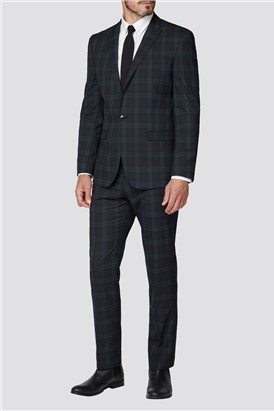 Blackwatch Tartan Tailored Fit Suit Jacket