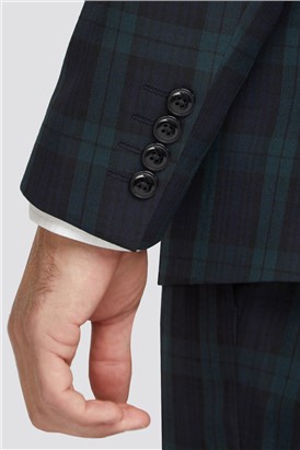 Blackwatch Tartan Tailored Fit Suit Jacket