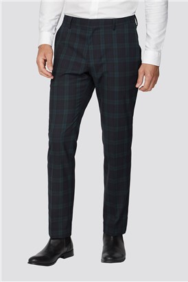 Blackwatch Tartan Tailored Fit Suit Trouser