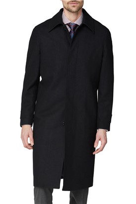  Black Roma Overcoat