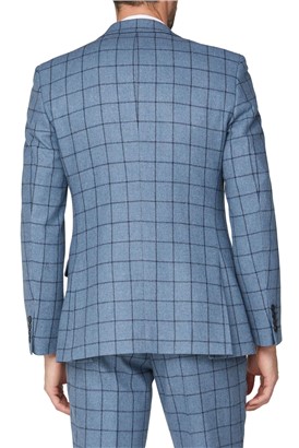  Blue Windowpane Heritage Tweed Jacket