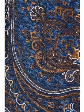   Burnt Orange Paisley Tie