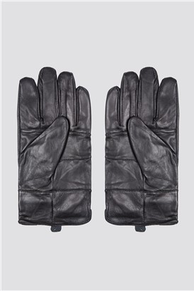  Black Leather Gloves