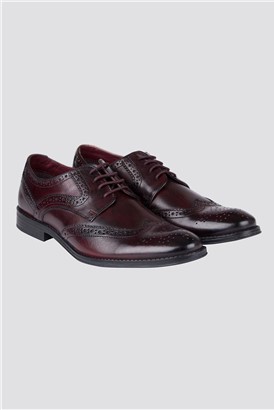  Burgundy Brogue