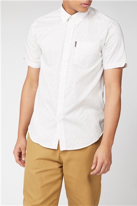  Short Sleeve Dash Print Shirt