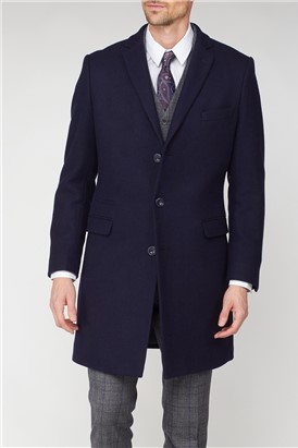  Navy Overcoat