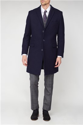  Navy Overcoat