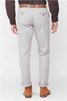  Grey Stretch Chino Trousers