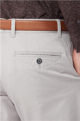  Grey Stretch Chino Trousers