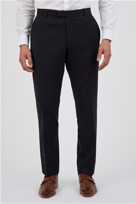  Tailored Fit Navy Rust Suit Trousers