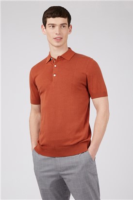  Regular Fit Signature Knitted Polo Shirt