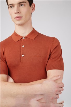  Regular Fit Signature Knitted Polo Shirt