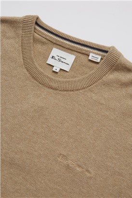  Signature Knitted Crew Neck Jumper