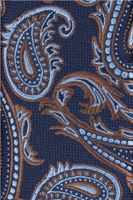  Burnt Orange Paisley Tie