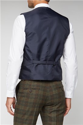  Green Tweed Heritage Check Waistcoat