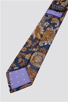 Studio Stvdio by  Burnt Orange Paisley Tie