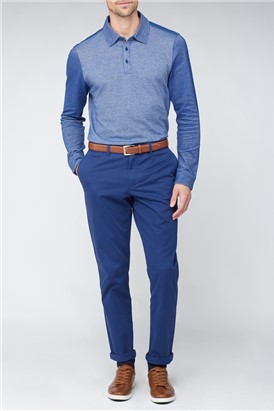 Navy Stretch Chino Trouser