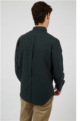  Dark Green Organic Cotton Oxford Shirt