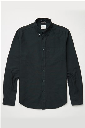  Dark Green Organic Cotton Oxford Shirt