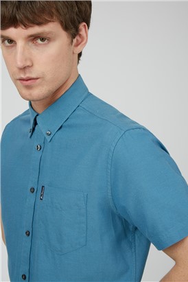  Regular Fit Organic Cotton Oxford Shirt