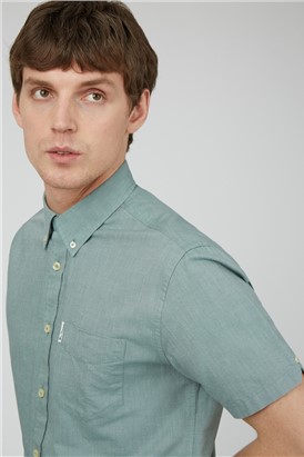  Regular Fit Organic Cotton Oxford Shirt