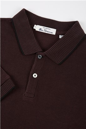  Black Jacquard Polo