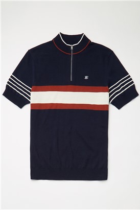  Zip Neck Polo Shirt