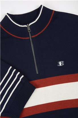  Zip Neck Polo Shirt