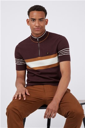  Zip Neck Polo Shirt