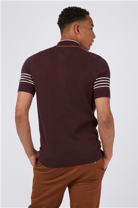  Zip Neck Polo Shirt