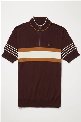  Zip Neck Polo Shirt