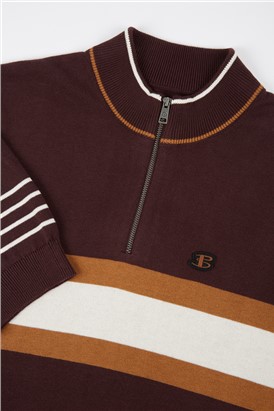  Zip Neck Polo Shirt