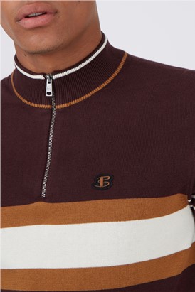  Zip Neck Polo Shirt