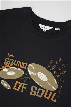  Black Sound of Soul T-Shirt