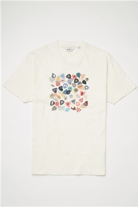  Ivory Vintage Plectrum T-Shirt