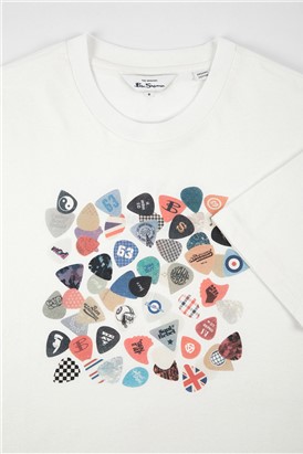  Ivory Vintage Plectrum T-Shirt