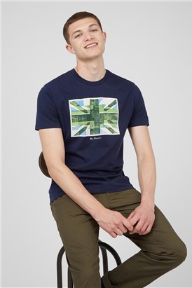  Marine Painted Union Jack T-Shirt