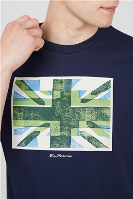  Marine Painted Union Jack T-Shirt