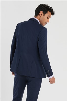  Blue Slim Fit Stretch Suit Jacket