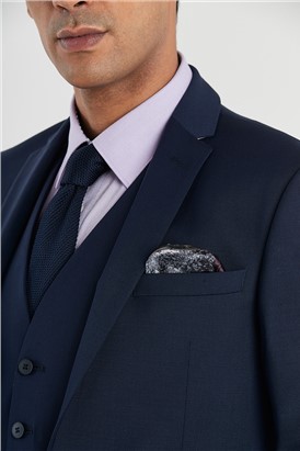  Blue Slim Fit Stretch Suit Jacket