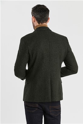  Forest Green Slim Fit Jacket