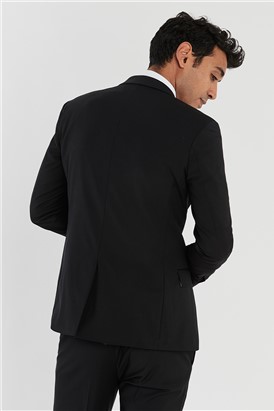  Black Slim Fit Tuxedo Jacket