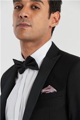  Black Slim Fit Tuxedo Jacket