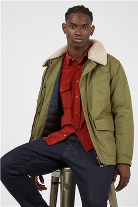  Hemp Green Workers Coat